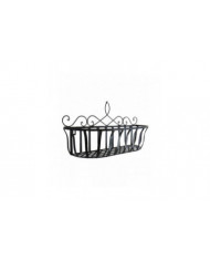 Suspendu Jardinière Rack Fil En Métal Garde-corps Pots De Fleurs Titulaire Stand Art Décoratif Mural Plantes [...]