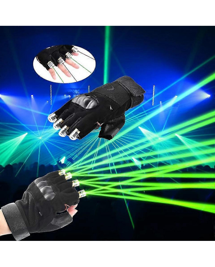 Gants Laser RVB Multi-lignes 4 Têtes Disco Laser Dj Beam Lumière de scène pour le spectacle de danse des doigts [...]