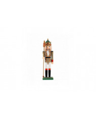 Noël Dessin animé en bois Soldat Casse-Noisette Adorer Bureau Creative Wood Puppet Ornement