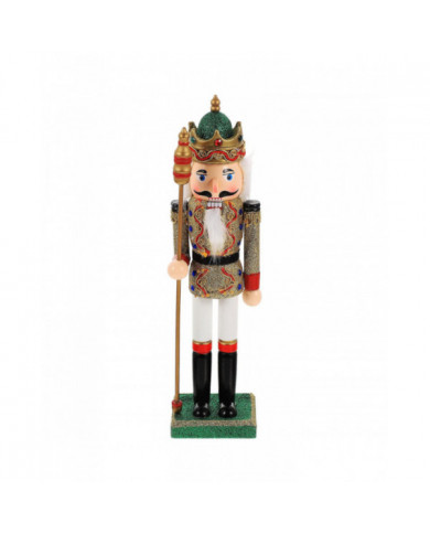 Noël Dessin animé en bois Soldat Casse-Noisette Adorer Bureau Creative Wood Puppet Ornement