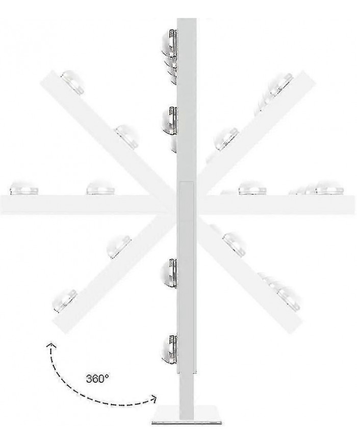 Hollywood Mirror 12 Ampoules Led Hollywood Mirror, 3 modes d’éclairage couleur (ampoules uniquement)