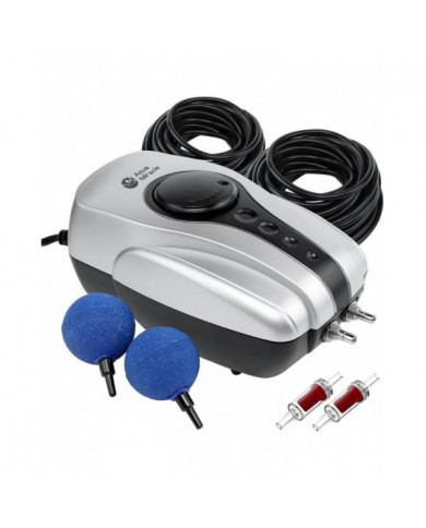 Aérateur d’étang de pompe à air d’étang de koï pour étang jusqu’à 1000 gallons Kit d’aération d’étang tout-en-un [...]