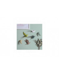 3d Ceramic Flying Birds Wall Decor Creative Birds Hanging Ornament For Home