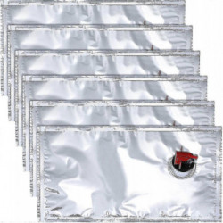 6 Pieces Wine Purse Refill Bags Refill Bladders Reusable Refillable Wine Replacement Storage Pouch W