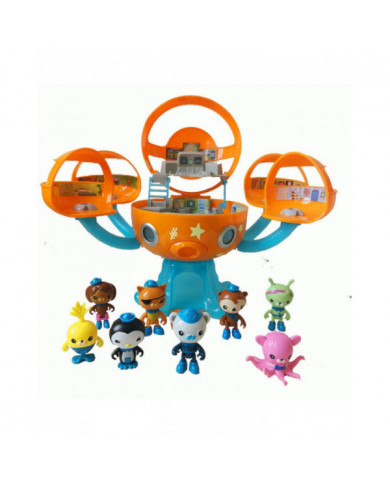 Octonauts Octopod Castle Playset Figurines Aventure Barnacles Peso Kwazii Action - SNNGV