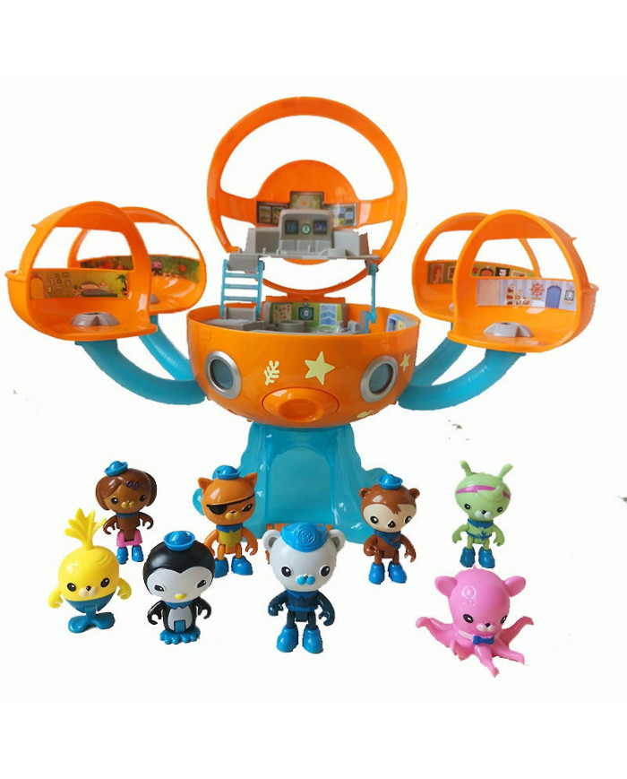 Octonauts Octopod Castle Playset Figurines Aventure Barnacles Peso Kwazii Action - SNNGV