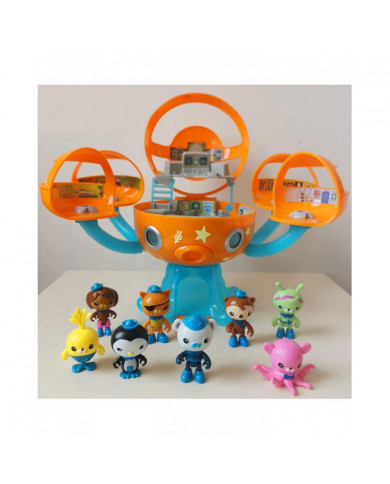 Octonauts Octopod Castle Playset Figurines Aventure Barnacles Peso Kwazii Action - SNNGV
