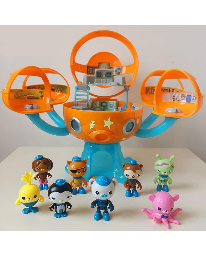 Octonauts Octopod Castle Playset Figurines Aventure Barnacles Peso Kwazii Action - SNNGV