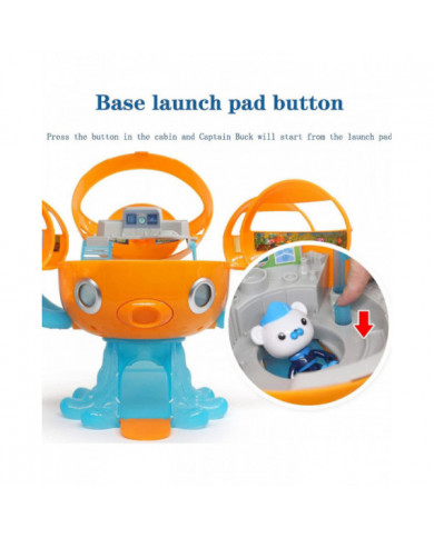 Octonauts Octopod Castle Playset Figurines Aventure Barnacles Peso Kwazii Action - SNNGV