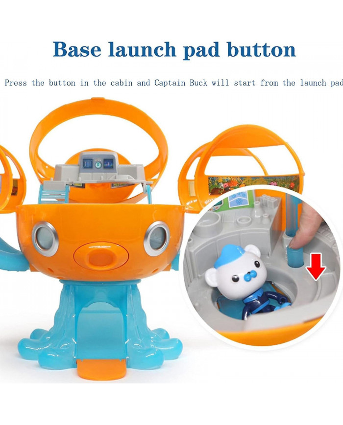 Octonauts Octopod Castle Playset Figurines Aventure Barnacles Peso Kwazii Action - SNNGV