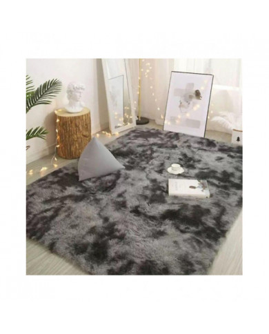 Grand tapis moelleux Salon Décoration Tapis moelleux Tapis épais Chambre Antidérapant Sol Doux Salon Tapis Tapis Solide