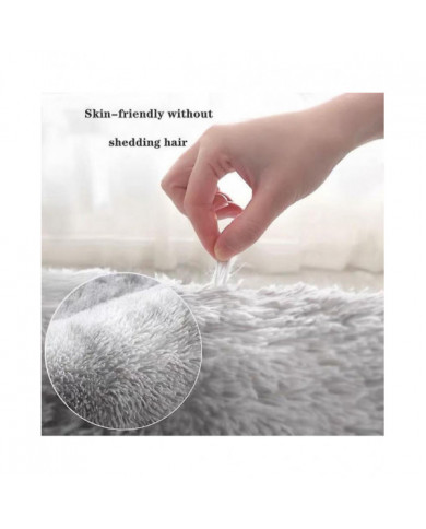 Grand tapis moelleux Salon Décoration Tapis moelleux Tapis épais Chambre Antidérapant Sol Doux Salon Tapis Tapis Solide