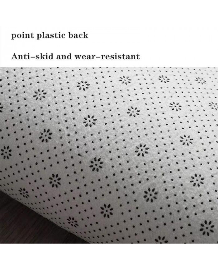 Grand tapis moelleux Salon Décoration Tapis moelleux Tapis épais Chambre Antidérapant Sol Doux Salon Tapis Tapis Solide