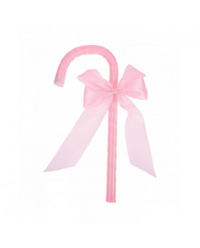 Halloween Party Cane Prop Portable Plastic Bowknot Stick Stage Performance Decorative Staff Prop