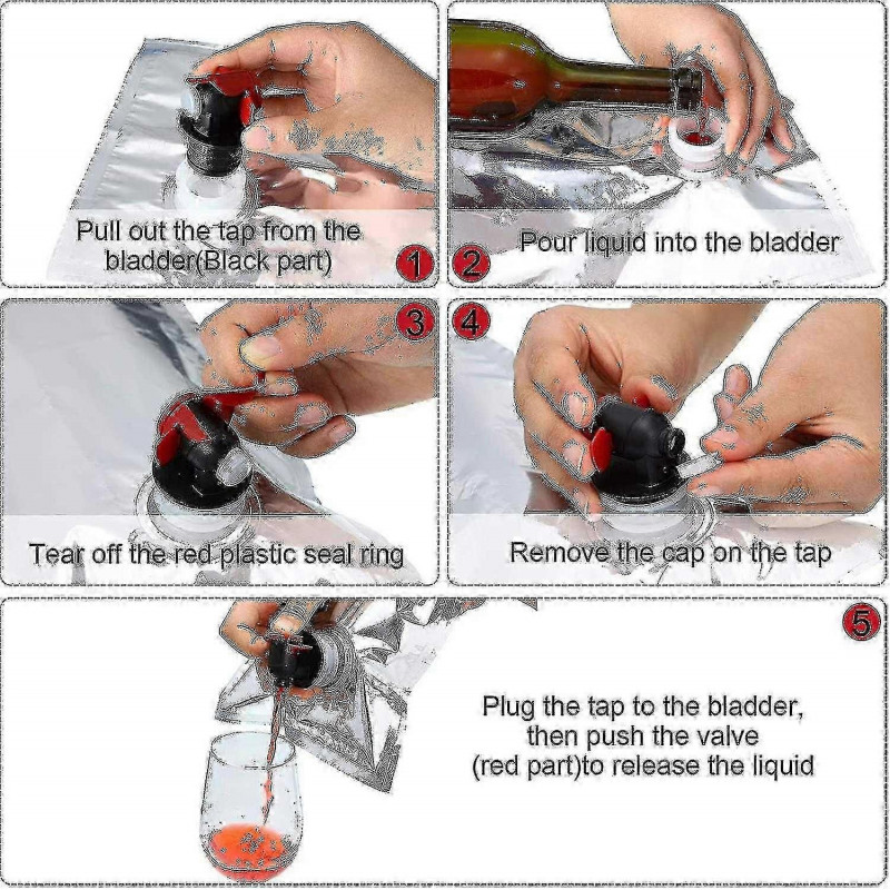 6 Pieces Wine Purse Refill Bags Refill Bladders Reusable Refillable Wine Replacement Storage Pouch W 6 Pieces Wine Purse Refill Bags Refill Bladders Reusable Refillable Wine Replacement Storage Pouch W