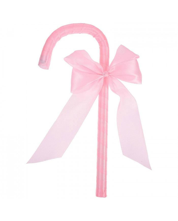 Halloween Party Cane Prop Portable Plastic Bowknot Stick Stage Performance Decorative Staff Prop