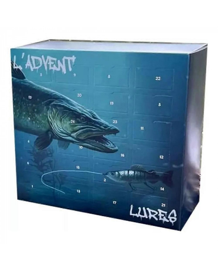 URES 2024, Calendrier de l’Avent Pêche, Cadeaux de Noël Leurre Pêche