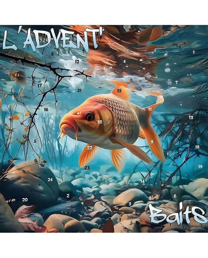 URES 2024, Calendrier de l’Avent Pêche, Cadeaux de Noël Leurre Pêche