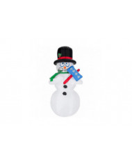 180cm Inflatable Snowman, Christmas Figure Trembling, Christmas Decoration Figure With Led Light