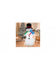 180cm Inflatable Snowman, Christmas Figure Trembling, Christmas Decoration Figure With Led Light