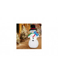 180cm Inflatable Snowman, Christmas Figure Trembling, Christmas Decoration Figure With Led Light