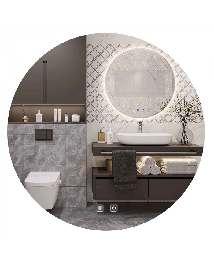 Miroir Led 80cm Hzj080