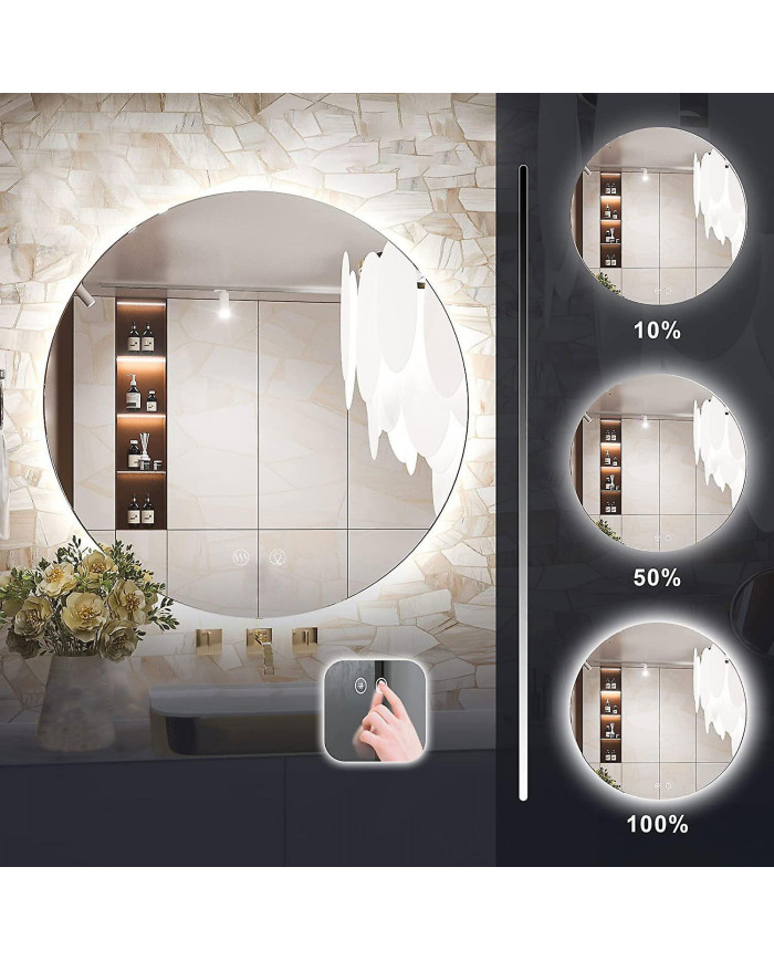 Miroir Led 80cm Hzj080