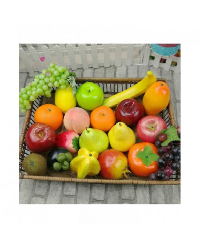 Fruit artificiel banane Orange citron réaliste photographie Prop Home Decor