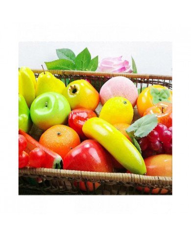 Fruit artificiel banane Orange citron réaliste photographie Prop Home Decor