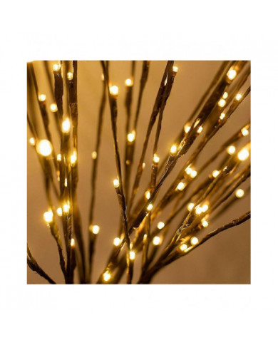 3pcs LED Lighted Willow Branches Lamp 60 Bulbs Artificial Flexible Twig Decoration