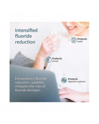 Remplacement pour filtre à eau au fluorure 2 et 2 compatible avec le système de filtration d’eau par gravité noire