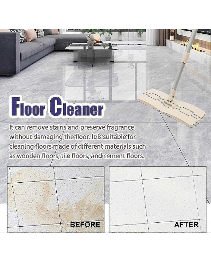 Solution liquide de nettoyage des sols compatible Roborock Omo Joint, série S8 Pro Ultra / s8 / s8 + / q5 / q7, [...]