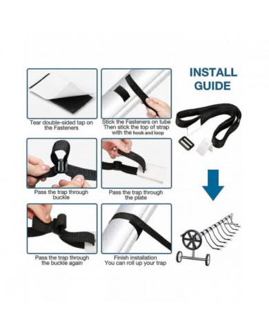 2024 Moulinet Piscine, Moulinet Couverture Piscine Bulle, Enrouleur Couverture Piscine Hors-Sol, Pour Couvertures [...]