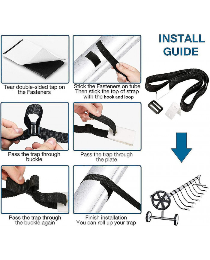 2024 Moulinet Piscine, Moulinet Couverture Piscine Bulle, Enrouleur Couverture Piscine Hors-Sol, Pour Couvertures [...]