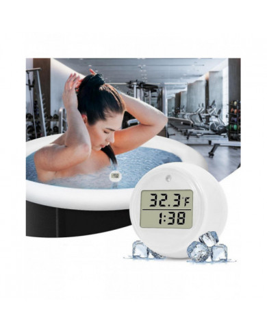 Thermomètre et minuterie de bain de glace, thermomètre à eau pour bain de glace, accessoires de bain de glace [...]