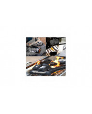 Pinces à bois de chauffage, 40cm Heavy Duty Firewood Tongs Fireplace Accessoires Coutellerie Cheminée Anti-brûlure Fi