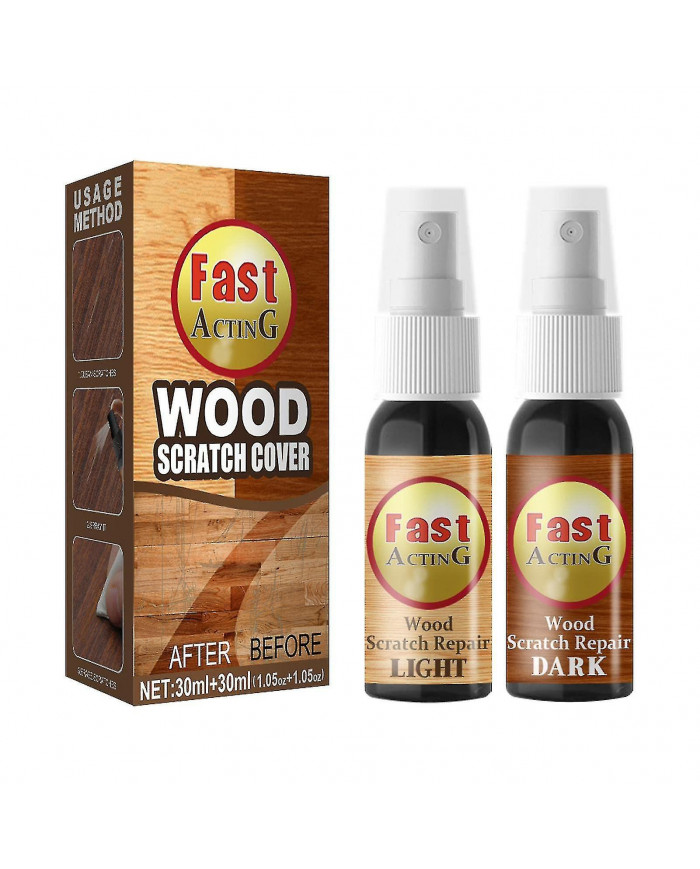 Bois décapant les rayures, enlèvement des rayures de parquet, spray de réparation de rayures à action rapide pour [...]