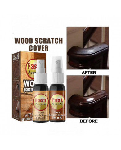Bois décapant les rayures, enlèvement des rayures de parquet, spray de réparation de rayures à action rapide pour [...]