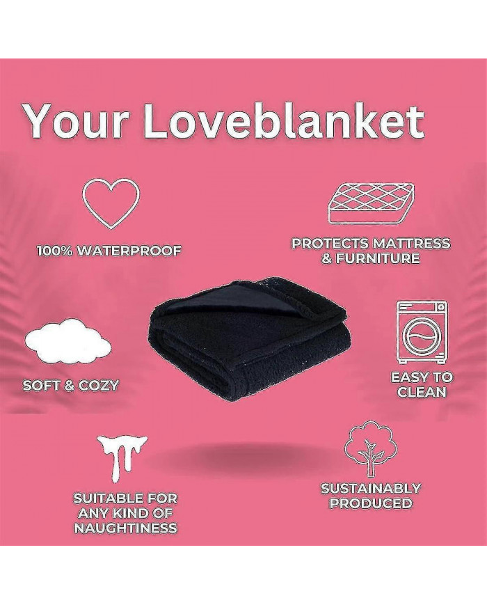 Loveblanket - La couverture imperméable Love Blankets pour les couples Couverture imperméable pour l’intimité du [...]
