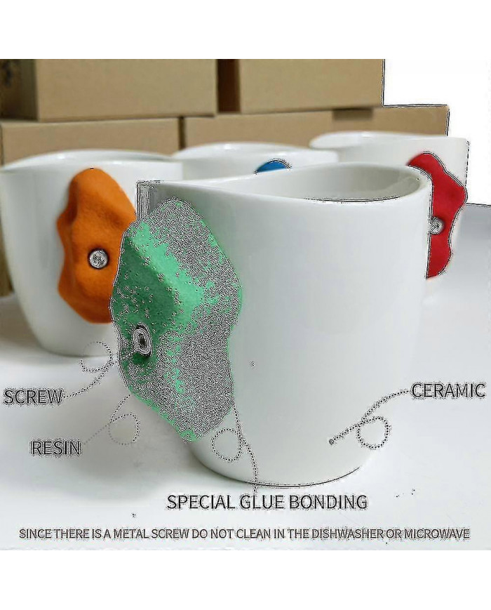 Mug d’escalade - Cadeaux d’escalade - Mug Climber Hold - Accessoires d’escalade - Mug Pinch Hold