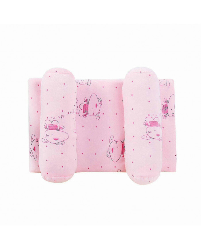 Oreiller doux pour bébé pour tête plate - Oreiller de prévention des déformations - Oreiller pour bébé