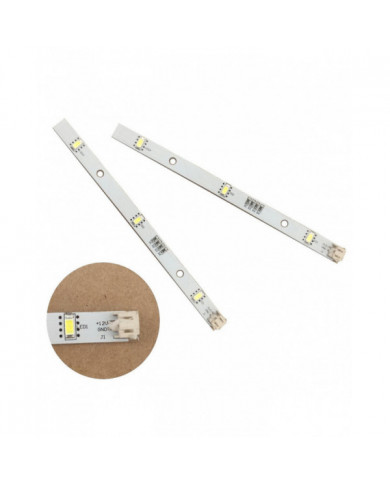 2x Led Strip Light pour Rongsheng Hisense Logik Réfrigérateur Congélateurs Mddz-162a 1629348