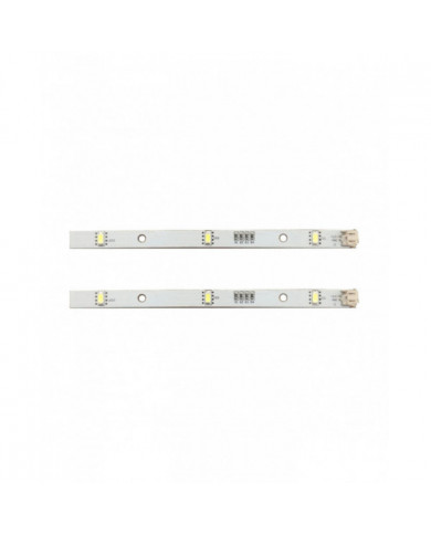 2x Led Strip Light pour Rongsheng Hisense Logik Réfrigérateur Congélateurs Mddz-162a 1629348