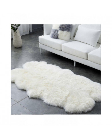 180x110cm Soft Fluffy Fur Anti Slip Faux Sheepskin Tapis