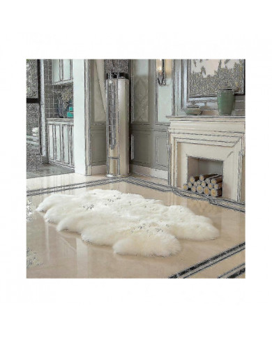 180x110cm Soft Fluffy Fur Anti Slip Faux Sheepskin Tapis