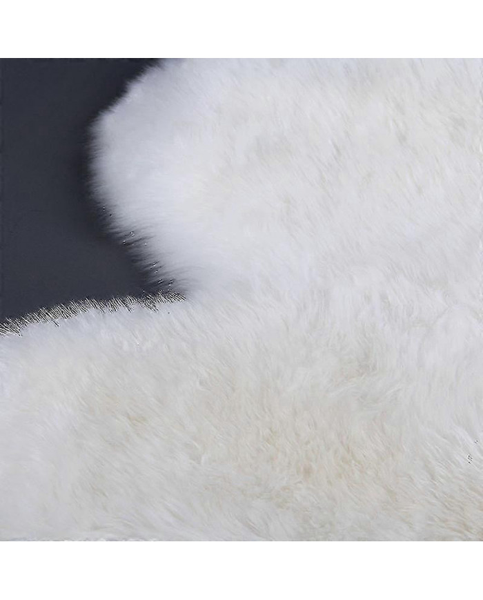 180x110cm Soft Fluffy Fur Anti Slip Faux Sheepskin Tapis