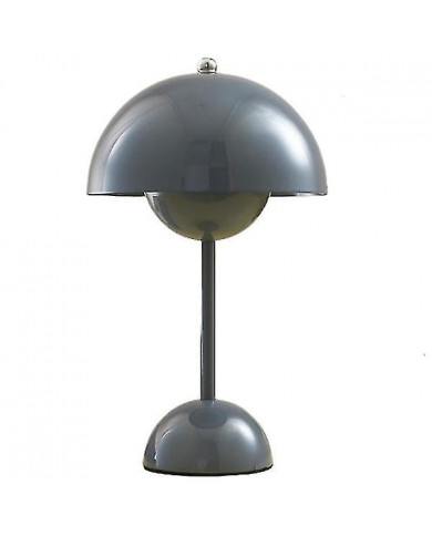 Lampe de table, lampe de table de pot de fleurs à LED de soins oculaires portable pour l’école -QH