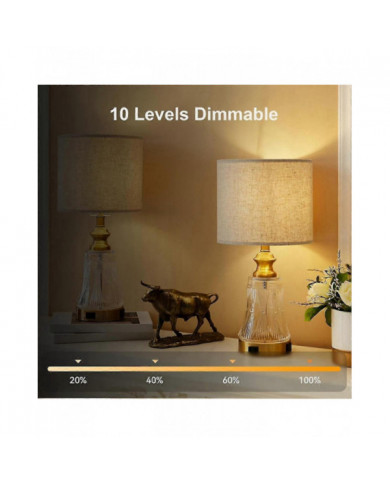 Ampoules rechargeables avec télécommande - Ampoule à piles E26 pour applique murale non câblée