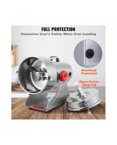 2500g Commercial Moulin À Épices Moulin À Grains Électrique Moulin À Grande Vitesse