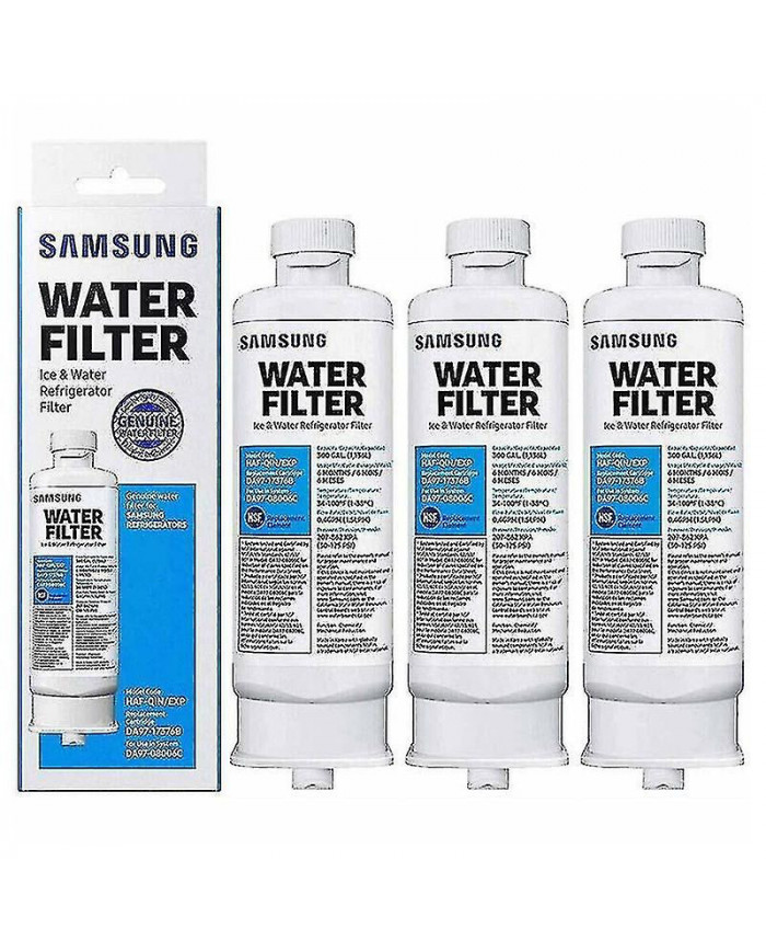 Pack de 3 filtres à eau de réfrigérateur pour Samsung Da97-17376b Haf-qin Da97-08006c Quality-mxbc